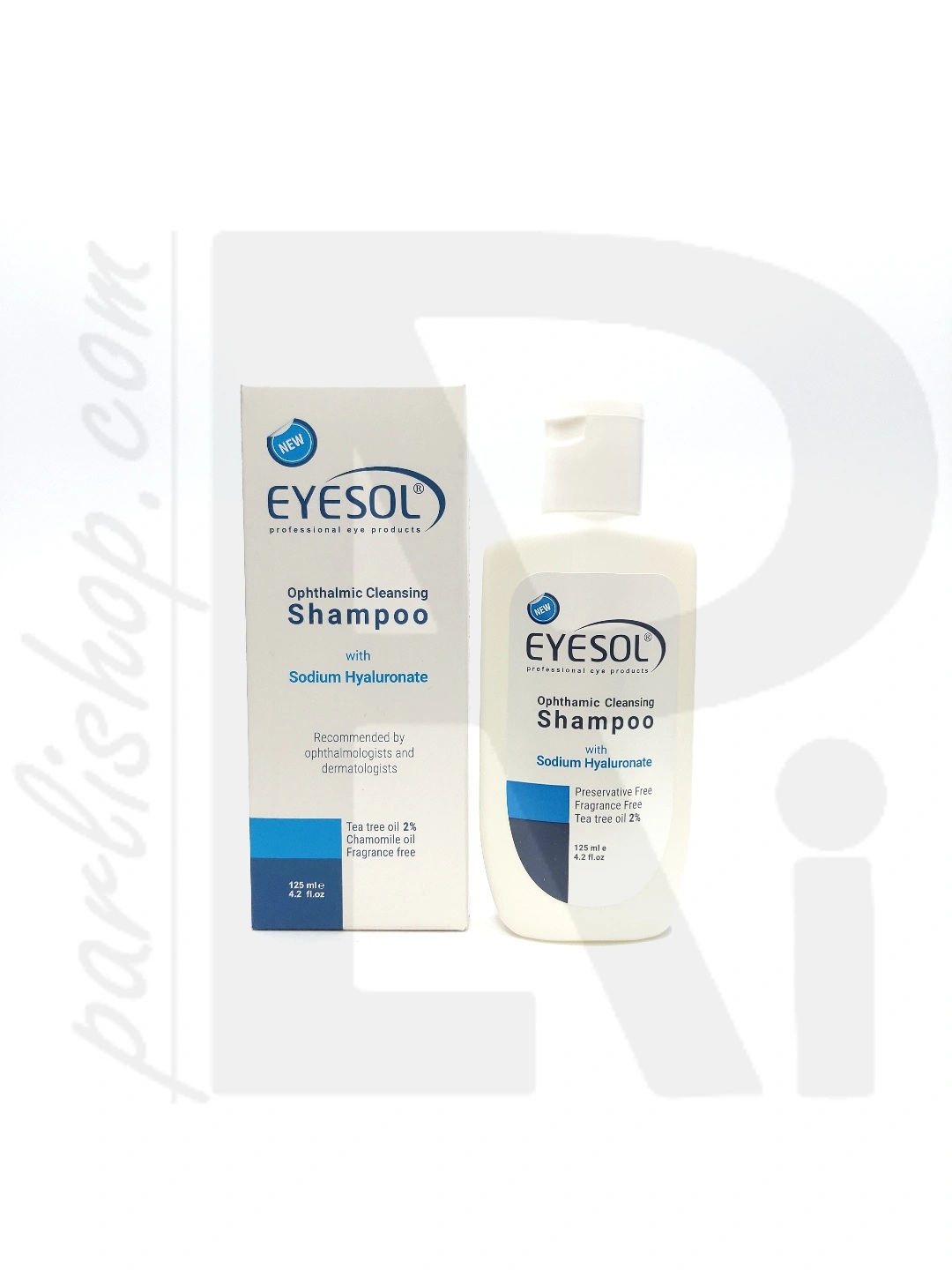 شامپو شستشو پلک و مژه EYESOL مدل ophthalmic