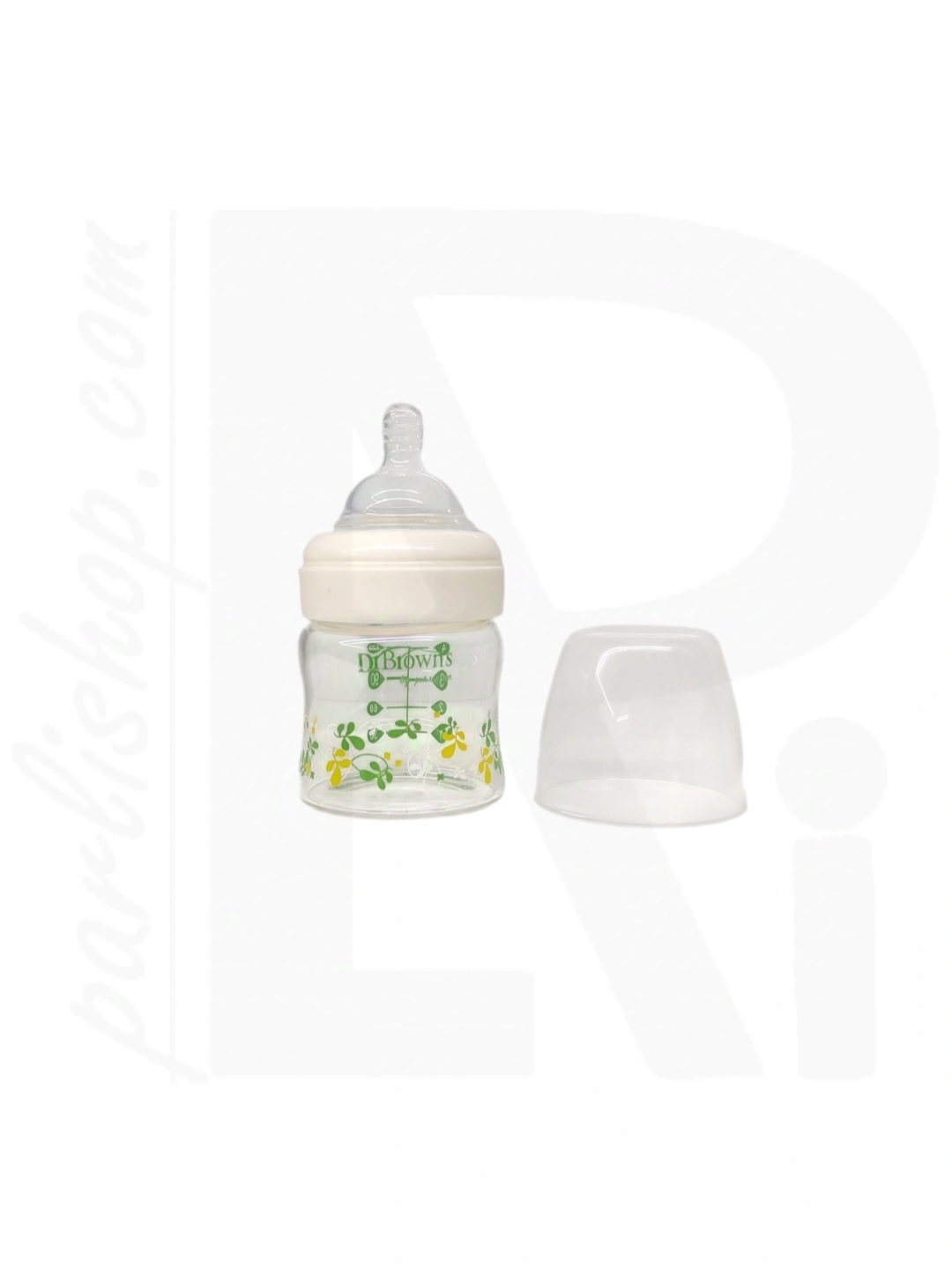شیرخوری دهانه عریض سفید 120ml پیرکس Dr.Browns