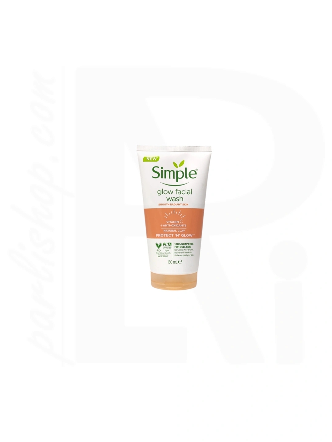 ژل شستشو ویتامین سی Simple مدل Glow Facial