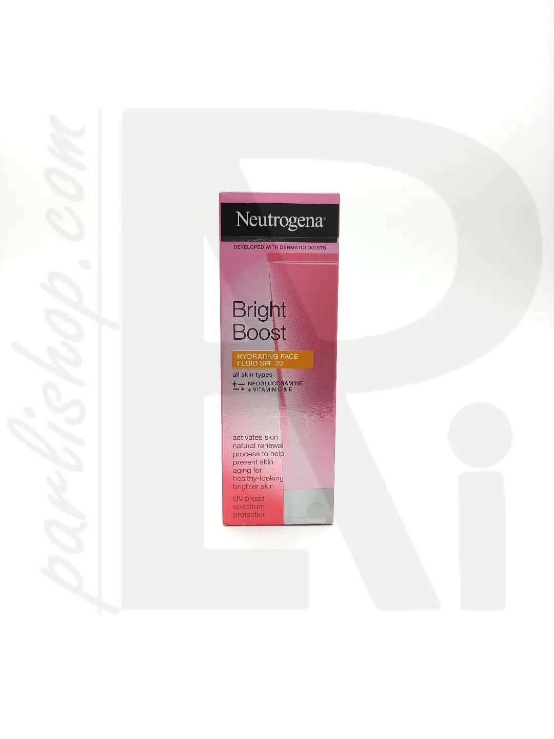 کرم ضد آفتاب بی رنگ فلویید Neutrogena مدل Bright Boost