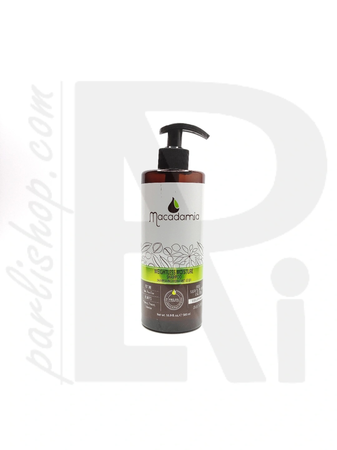 شامپو Macadamia 500ml مدل WEIGHTLESS