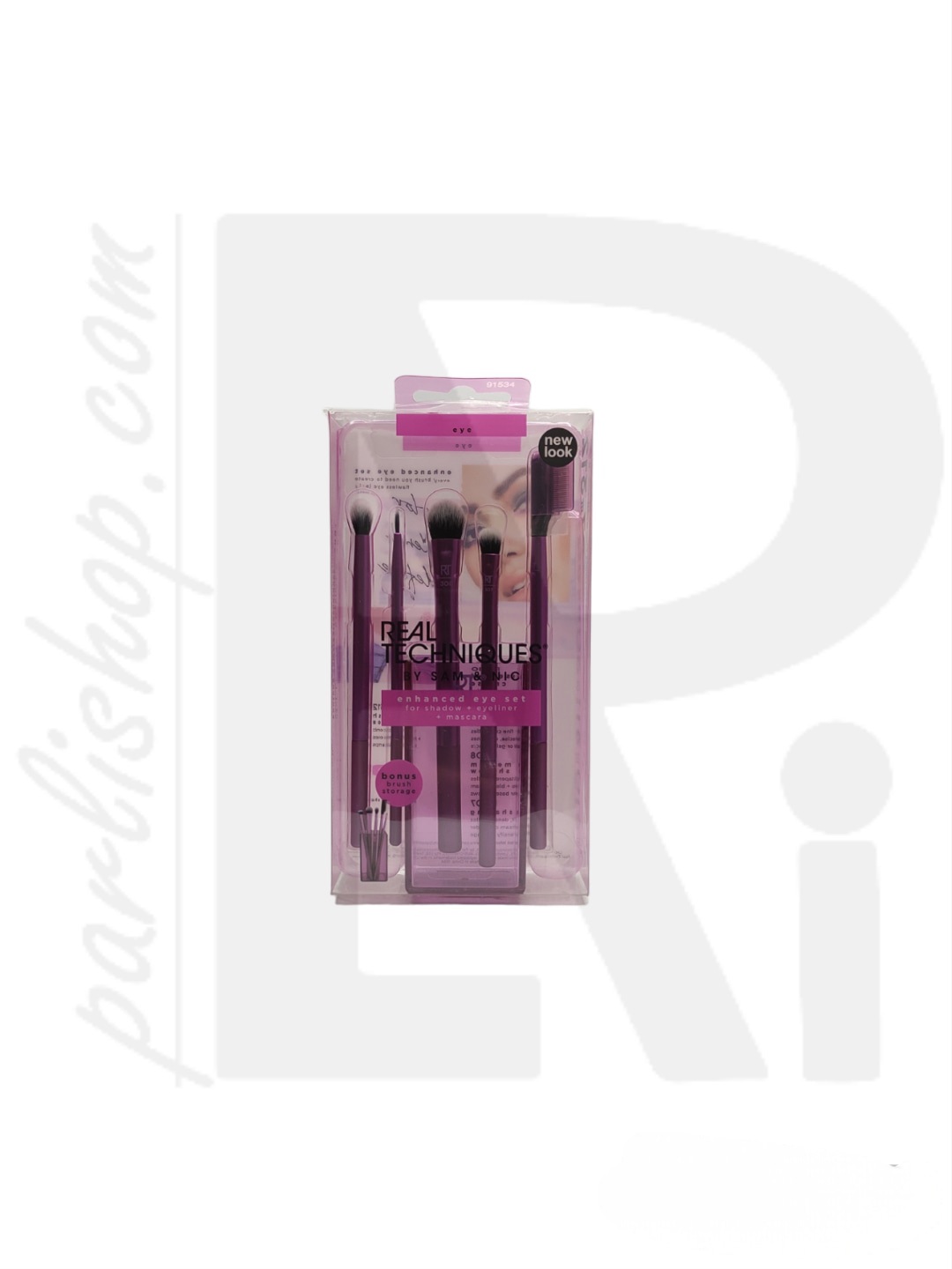 ست براش 5 عددی آرایش چشم Real thechniques مدل Enhanced eye set