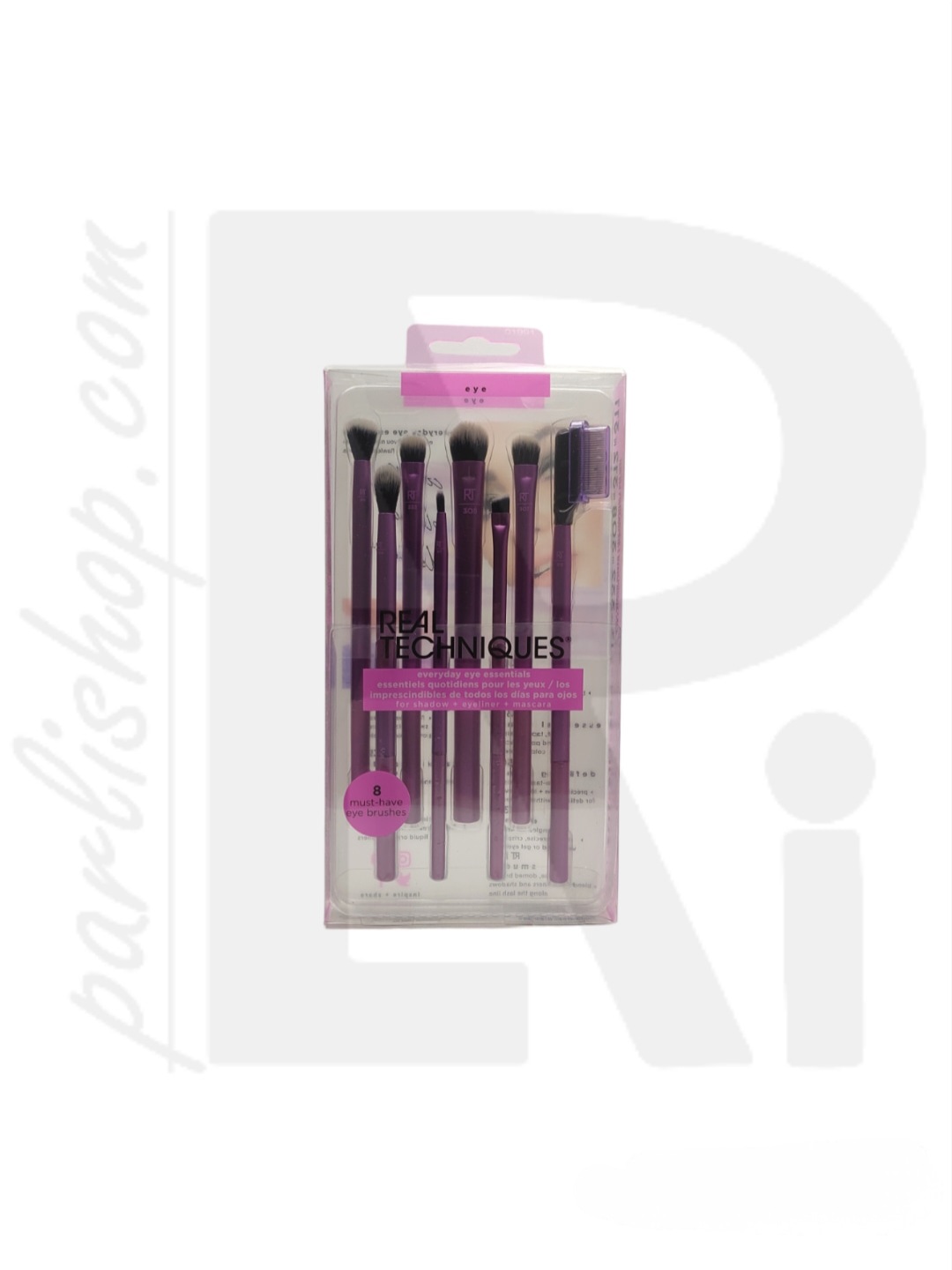 ست براش 8 عددی آرایش چشم Real techniques مدل Everyday eye essentials
